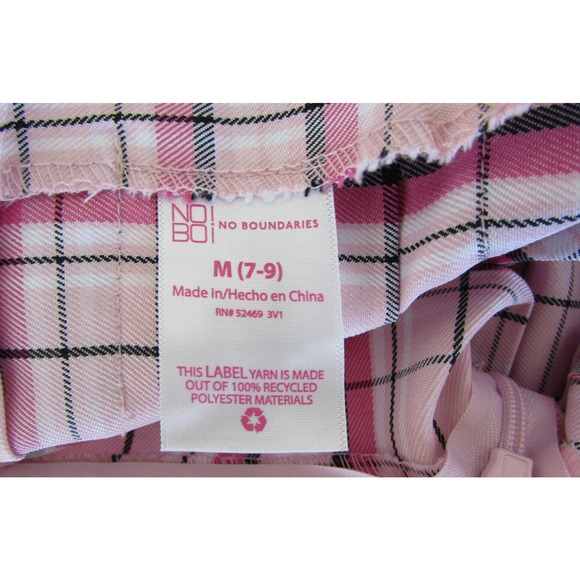 Office Siren Pleated Pink Plaid Micro Mini Skirt Sz M 7-9)Legally Office Corp - Picture 8 of 11